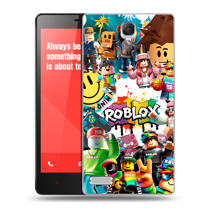 Пластиковый чехол на Xiaomi RedMi Note с принтом Roblox Роблокс Пластиковый чехол на Xiaomi RedMi Note с принтом Roblox Роблокс