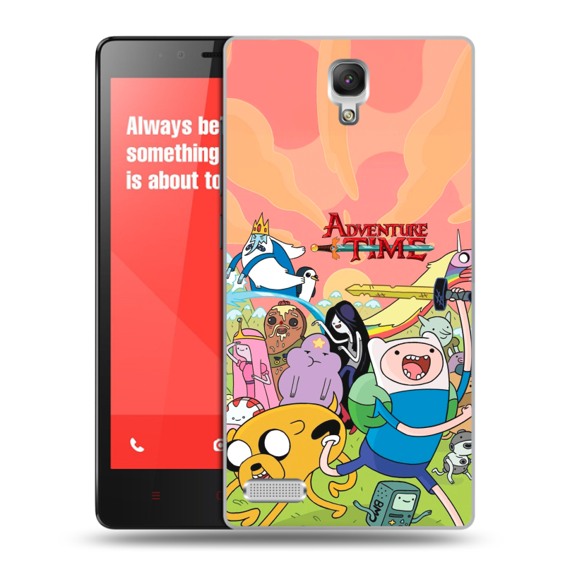 Пластиковый чехол на Xiaomi RedMi Note с принтом Adventure time Время приключений Пластиковый чехол на Xiaomi RedMi Note с принтом Adventure time Время приключений