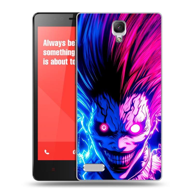 Пластиковый чехол на Xiaomi RedMi Note с принтом Death note Тетрадь смерти Пластиковый чехол на Xiaomi RedMi Note с принтом Death note Тетрадь смерти