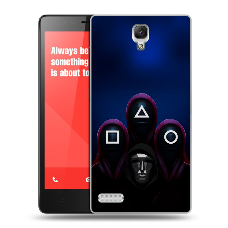 Пластиковый чехол на Xiaomi RedMi Note с принтом Игра Кальмара Пластиковый чехол на Xiaomi RedMi Note с принтом Игра Кальмара