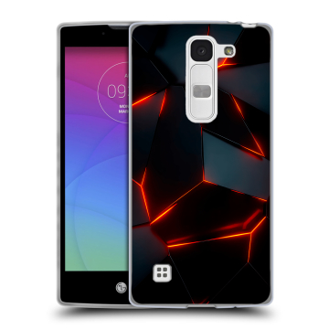 Силиконовый чехол на LG Spirit с принтом Яркие абстракции