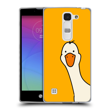 Силиконовый чехол на LG Spirit с принтом Утка