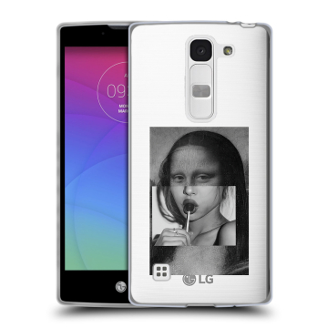 Силиконовый чехол на LG Spirit с принтом Мона Лиза