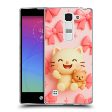 Силиконовый чехол на LG Spirit с принтом для девочек