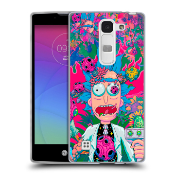 Силиконовый чехол на LG Spirit с принтом Рик и Морти Rick Morty