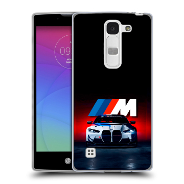 Силиконовый чехол на LG Spirit с принтом БМВ BMW Силиконовый чехол на LG Spirit с принтом БМВ BMW