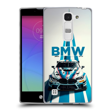 Силиконовый чехол на LG Spirit с принтом БМВ BMW