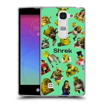 Силиконовый чехол на LG Spirit с принтом Шрек Shrek