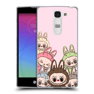 Силиконовый чехол на LG Spirit с принтом Лабубу