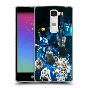Силиконовый чехол на LG Spirit с принтом Реал Роналдо Силиконовый чехол на LG Spirit с принтом Реал Роналдо