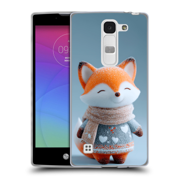 Силиконовый чехол на LG Spirit с принтом Лиса
