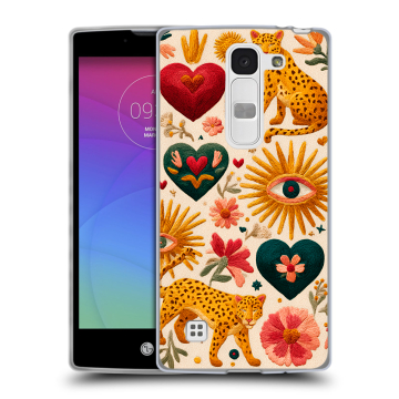 Силиконовый чехол на LG Spirit с принтом Модный принт