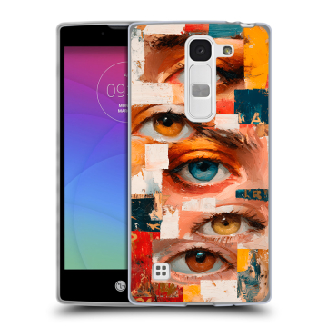 Силиконовый чехол на LG Spirit с принтом Модный принт