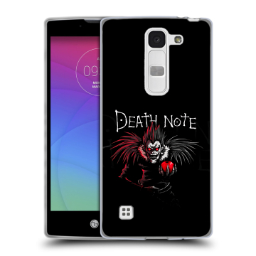Силиконовый чехол на LG Spirit с принтом Death note Тетрадь смерти