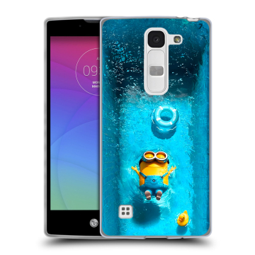 Силиконовый чехол на LG Spirit с принтом Миньоны Силиконовый чехол на LG Spirit с принтом Миньоны