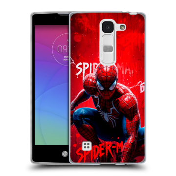 Силиконовый чехол на LG Spirit с принтом Spiderman Человек паук Силиконовый чехол на LG Spirit с принтом Spiderman Человек паук