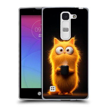 Силиконовый чехол на LG Spirit с принтом Смешной кот