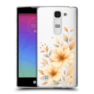 Силиконовый чехол на LG Spirit с принтом для девушки