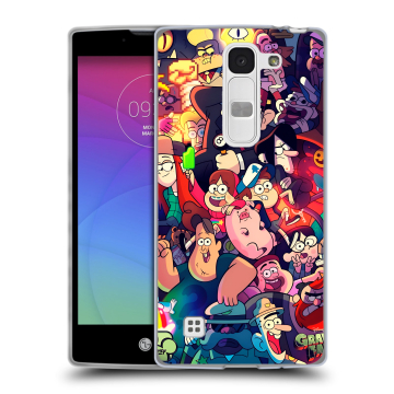 Силиконовый чехол на LG Spirit с принтом Gravity Falls Гравити Фолз