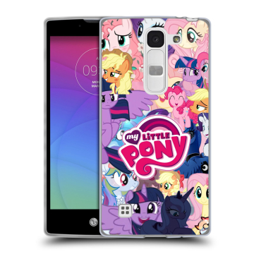 Силиконовый чехол на LG Spirit с принтом My little pony Дружба чудо