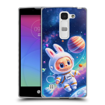 Силиконовый чехол на LG Spirit с принтом Labubu Лабубу