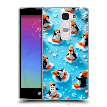 Силиконовый чехол на LG Spirit с принтом Новый год