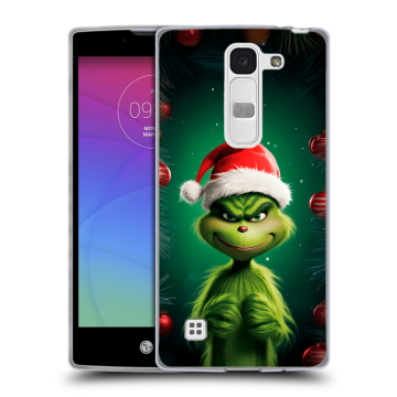 Силиконовый чехол на LG Spirit с принтом Гринч Новый год Рождество