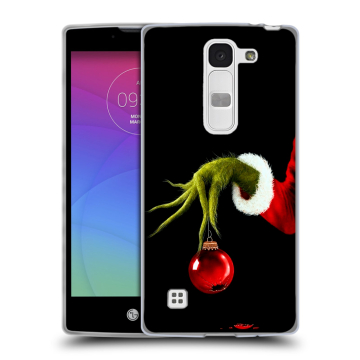 Силиконовый чехол на LG Spirit с принтом Новый год Гринч