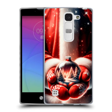 Силиконовый чехол на LG Spirit с принтом Новый год