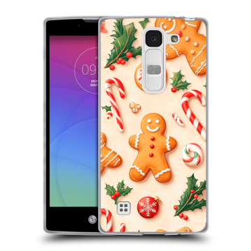 Силиконовый чехол на LG Spirit с принтом Новый год