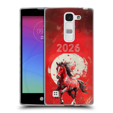 Силиконовый чехол на LG Spirit с принтом Новый год