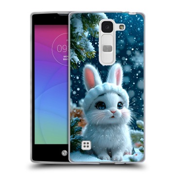 Силиконовый чехол на LG Spirit с принтом Новый год