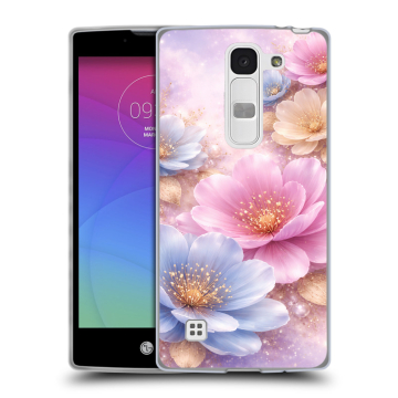 Силиконовый чехол на LG Spirit с принтом женский