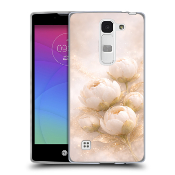 Силиконовый чехол на LG Spirit с принтом женский