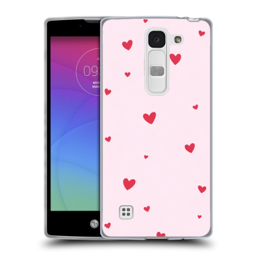 Силиконовый чехол на LG Spirit с принтом для девочек