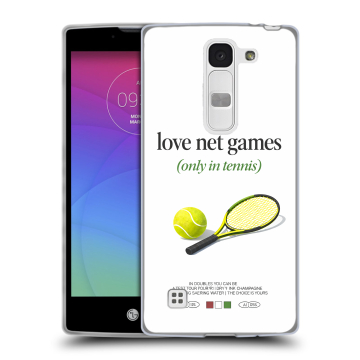 Силиконовый чехол на LG Spirit с принтом для девочек