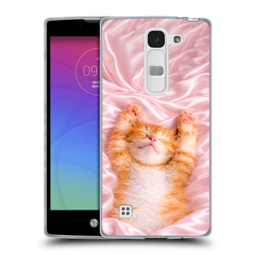 Силиконовый чехол на LG Spirit с принтом женский