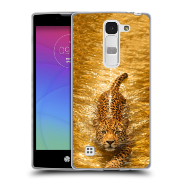 Силиконовый чехол на LG Spirit с принтом женский
