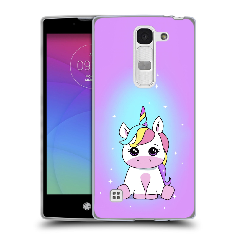 Силиконовый чехол на LG Spirit с принтом Единорог Силиконовый чехол на LG Spirit с принтом Единорог