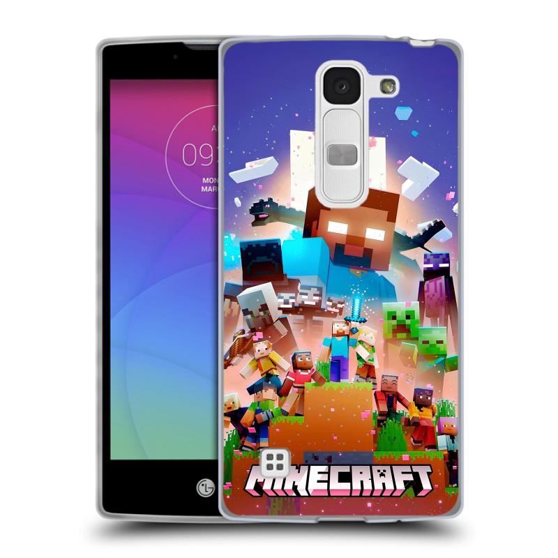 Силиконовый чехол на LG Spirit с принтом Майнкрафт Minecraft Силиконовый чехол на LG Spirit с принтом Майнкрафт Minecraft
