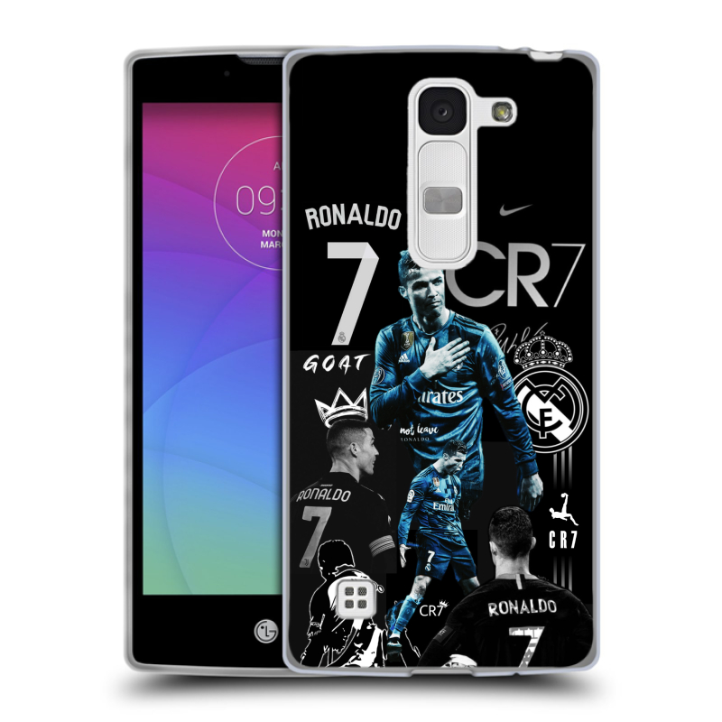 Силиконовый чехол на LG Spirit с принтом Реал Роналдо Силиконовый чехол на LG Spirit с принтом Реал Роналдо