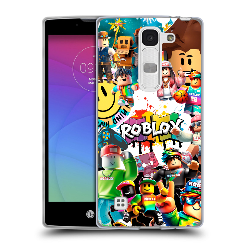 Силиконовый чехол на LG Spirit с принтом Roblox Роблокс Силиконовый чехол на LG Spirit с принтом Roblox Роблокс