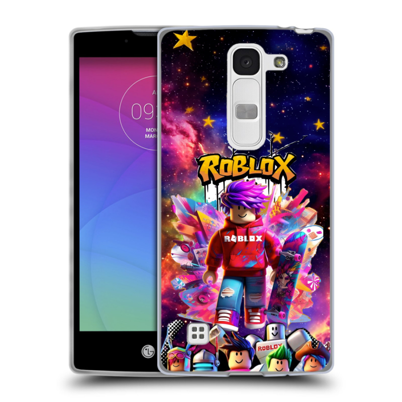 Силиконовый чехол на LG Spirit с принтом Roblox Роблокс Силиконовый чехол на LG Spirit с принтом Roblox Роблокс