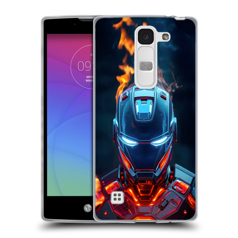 Силиконовый чехол на LG Spirit с принтом IronMan Железный человек Силиконовый чехол на LG Spirit с принтом IronMan Железный человек