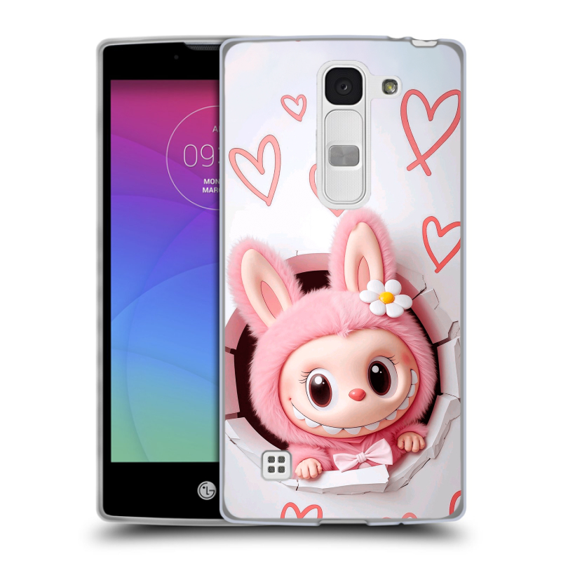 Силиконовый чехол на LG Spirit с принтом Labubu Лабубу Силиконовый чехол на LG Spirit с принтом Labubu Лабубу