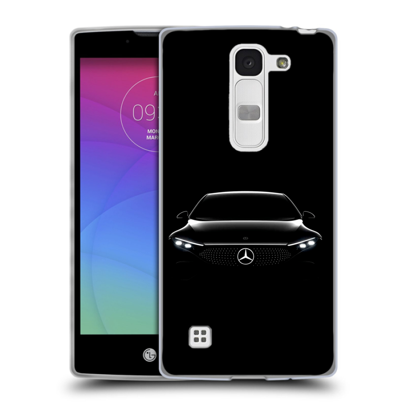Силиконовый чехол на LG Spirit с принтом Mercedes Мерседес Силиконовый чехол на LG Spirit с принтом Mercedes Мерседес