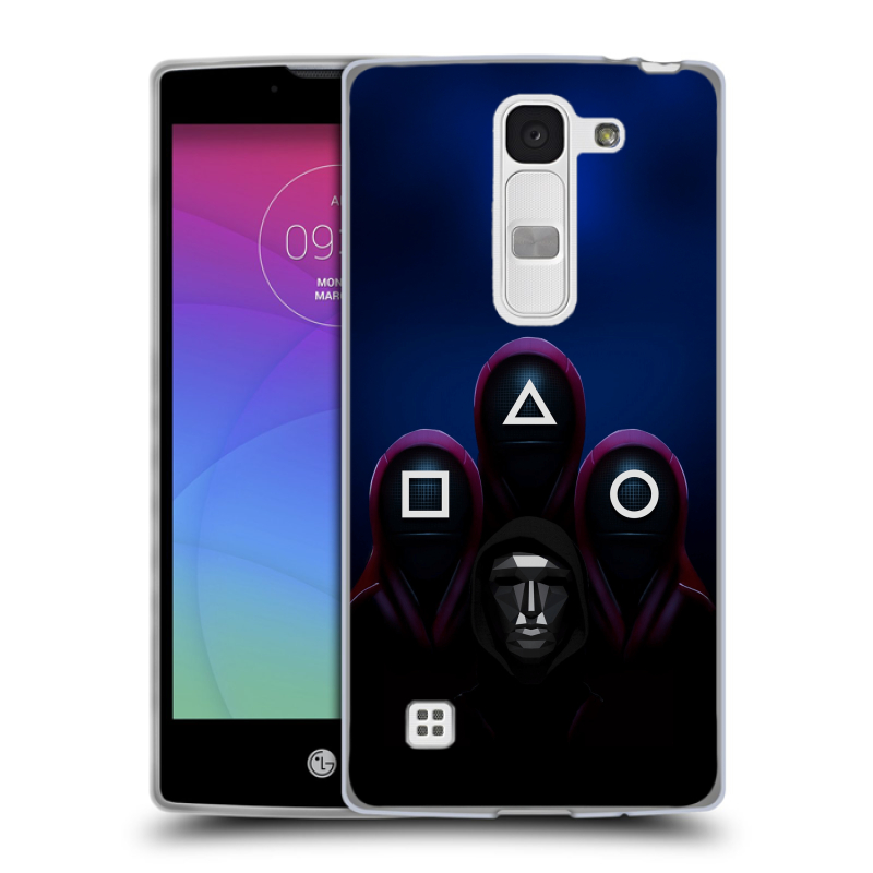 Силиконовый чехол на LG Spirit с принтом Игра Кальмара Силиконовый чехол на LG Spirit с принтом Игра Кальмара