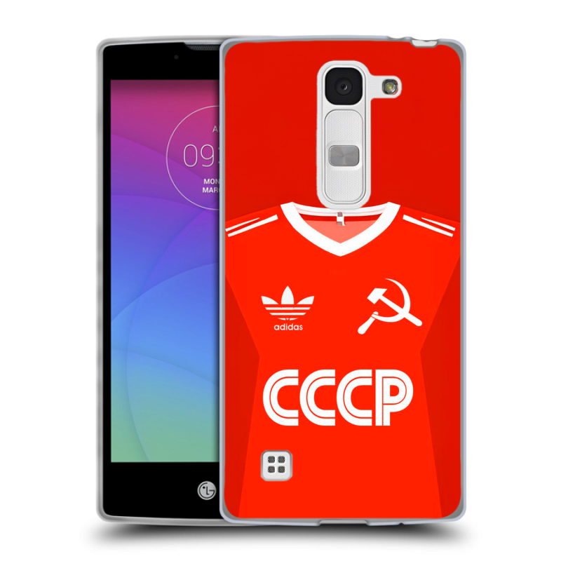 Силиконовый чехол на LG Spirit с принтом Флаг Герб СССР Силиконовый чехол на LG Spirit с принтом Флаг Герб СССР