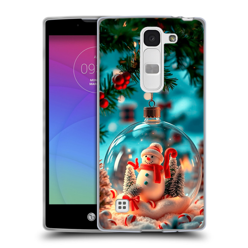 Силиконовый чехол на LG Spirit с принтом Новый год Силиконовый чехол на LG Spirit с принтом Новый год