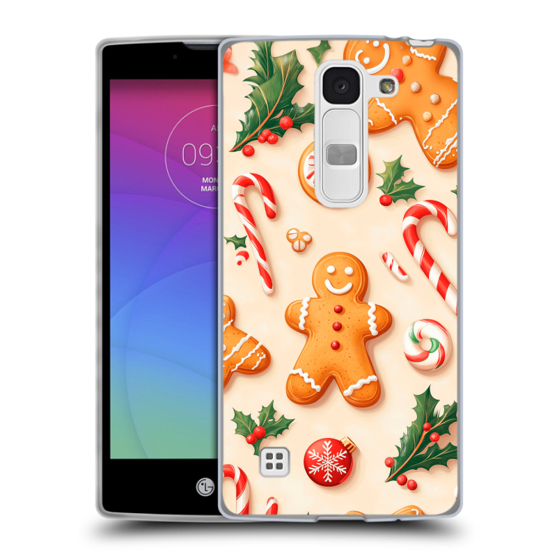 Силиконовый чехол на LG Spirit с принтом Новый год Силиконовый чехол на LG Spirit с принтом Новый год